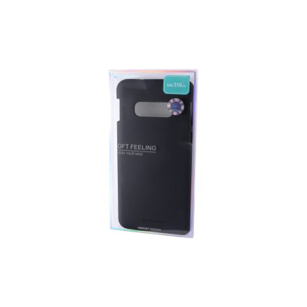 TPU gumis műanyagtok Samsung Galaxy S10E G970F Mercury Soft Feeling fekete