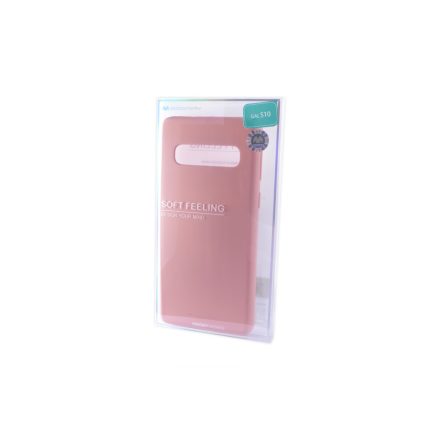 TPU gumis műanyagtok Samsung Galaxy S10 G973F Mercury Soft Feeling pink