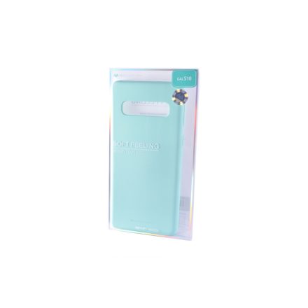 TPU gumis műanyagtok Samsung Galaxy S10 G973F Mercury Soft Feeling menta