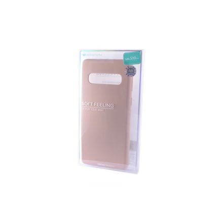 TPU műanyagtok Samsung Galaxy S10 Plus G975F Mercury Soft Feeling drapp