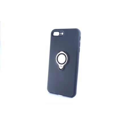 Magnetic + Ring iPhone 7/8 TPU Tok fekete