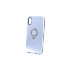 Magnetic + Ring iPhone X/XS TPU Tok Ezüst