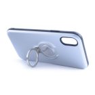 Magnetic + Ring iPhone X/XS TPU Tok Ezüst