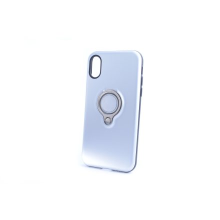 Magnetic + Ring iPhone XS Max TPU Tok Ezüst