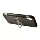 Newer Magnetic + Ring Karbon Szélű iPhone X/XS TPU Tok Grafit