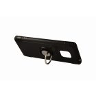 TPU telefontok karbon kerettel Huawei Mate 20 Pro Newer Magnetic + Ring fekete