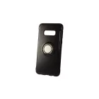 Samsung S10E Newer Magnetic Ring TPU tok karbon kerettel fekete