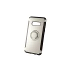 Samsung S10E Newer Magnetic Ring TPU tok karbon kerettel ezüst