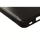 Samsung S10 Newer Magnetic Ring TPU tok karbon kerettel fekete