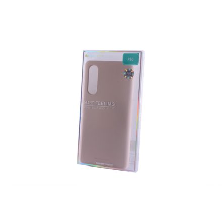 TPU gumis műanyagtok Huawei P30 Mercury Soft Feeling drapp