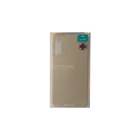 Szilikontok Samsung Galaxy A7 (2018) A750 Mercury Soft Feeling szürke