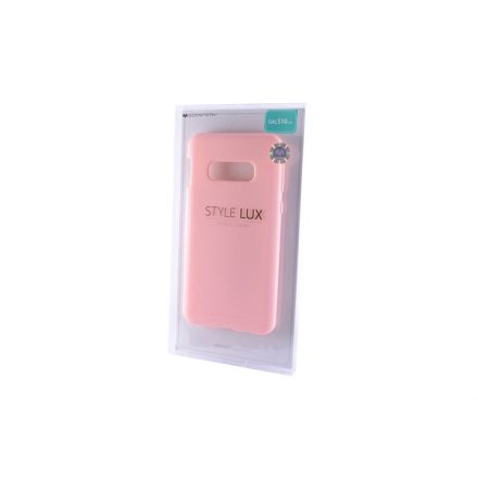 TPU műanyagtok Samsung Galaxy S10E G970F Mercury Stylelux rózsaszín