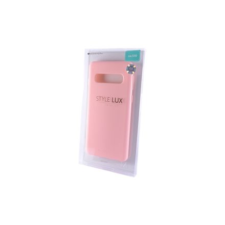 TPU műanyagtok Samsung Galaxy S10 G973F Mercury Stylelux rózsaszín