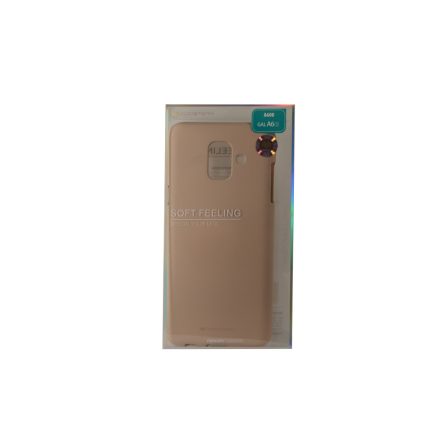TPU műanyagtok Samsung Galaxy A6 (2018) A600 Mercury Soft Feeling drapp