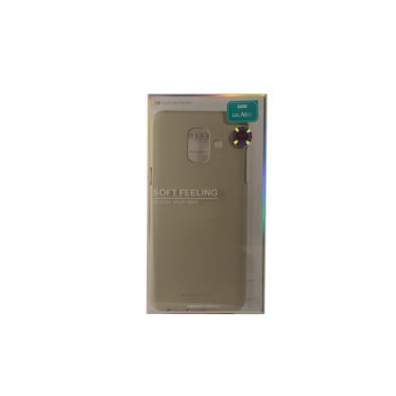 TPU gumis műanyagtok Samsung Galaxy A6 (2018) A600 Mercury Soft Feeling szürke