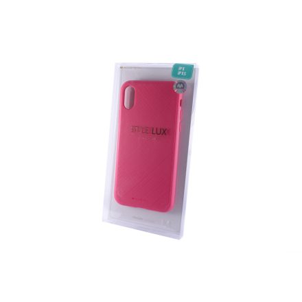 TPU műanyagtok iPhone X/XS Mercury Stylelux pink