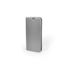 Samsung A7 2018 Smart Magnetic mágneses fliptok ezüst