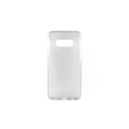 Fényes szélű matt szilikontok Samsung Galaxy S10E G970F átlátszó