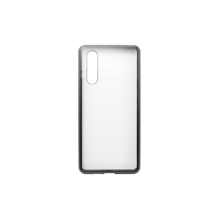 Mágneses abszorpciós telefontok Huawei P30 Luxury fekete-átlátszó