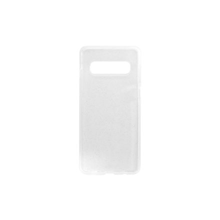 Csillogós TPU telefontok Samsung Galaxy S10 G973 átlátszó