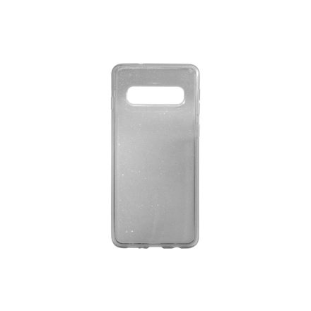 Csillogós TPU telefontok Samsung Galaxy S10 Plus G975 fekete