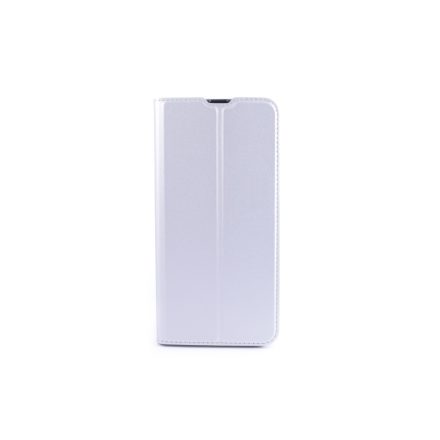 Smart Magnetic Samsung Galaxy A50 A505F oldalra nyíló tok ezüst