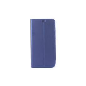   Smart Magnetic Huawei Y7 (2019) oldalra nyíló tok sötétkék