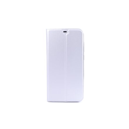 Smart Magnetic Huawei Y7 (2019) oldalra nyíló tok ezüst