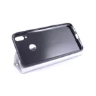 Smart Magnetic Huawei Y7 (2019) oldalra nyíló tok ezüst