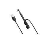 Töltő és adatkábel USB/Lightning csatlakozóval 2.4A 1.2 méter Hoco U51 Fun fekete