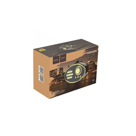 Retro stílusú bluetooth hangszóró Hoco BS25 Time fekete