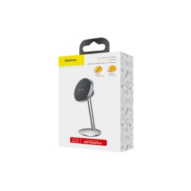 Mágneses autós telefontartó Baseus little sun ezüst