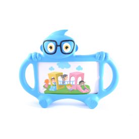 Kid robot univerzális 7 colos TPU tablet tok kék
