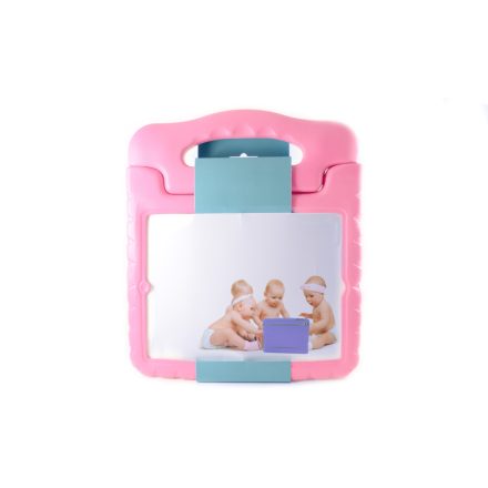 Kid táska TPU tablet tok iPad Mini/2/3/4 rózsaszín