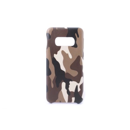 TPU telefontok Samsung Galaxy S10E G970F terepmintás barna