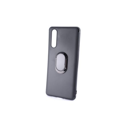 TPU telefontok Huawei P30 Magnetic + Ovalring fekete