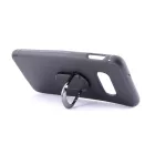 TPU telefontok tartógyűrűvel Samsung Galaxy S10E G970F Magnetic + Ovalring fekete