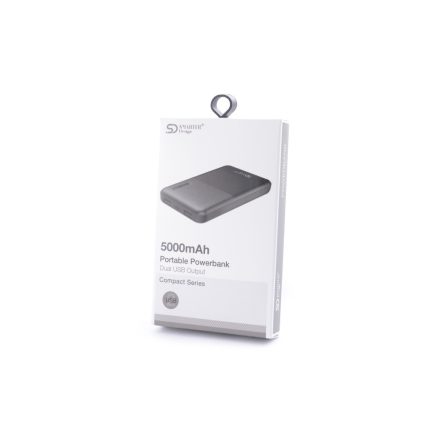 Power Bank 5000 mAh Smarter Design fekete