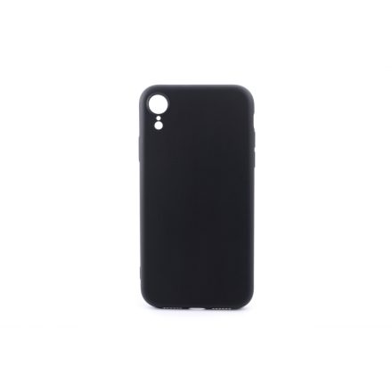 Gumis TPU műanyagtok iPhone XR 6.1 fekete