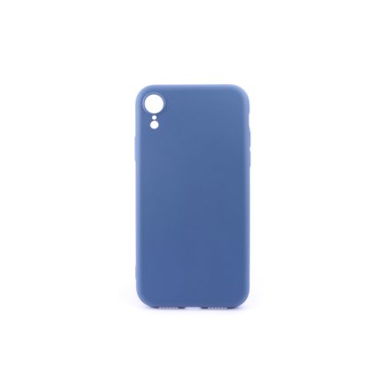 Gumis TPU műanyagtok iPhone XR 6.1 sötétkék