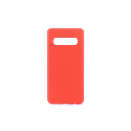Gumis TPU műanyagtok Samsung Galaxy S10 G973F TJ piros