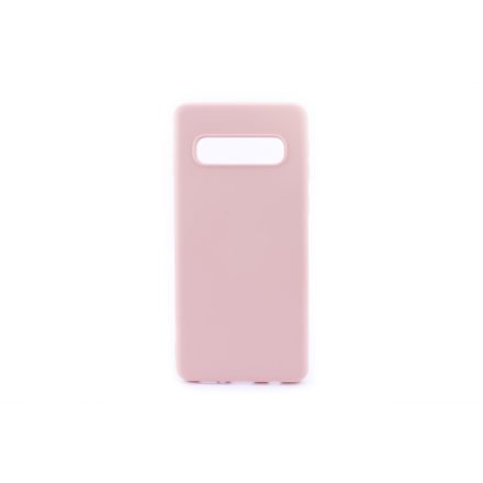 Gumis TPU műanyagtok Samsung Galaxy S10 G973F TJ rózsaszín