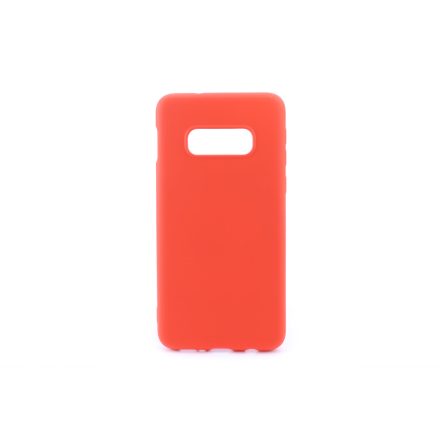 Gumis TPU műanyagtok Samsung Galaxy S10E G970F TJ piros