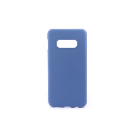 Gumis TPU Műanyagtok Samsung Galaxy S10E G970F TJ sötétkék