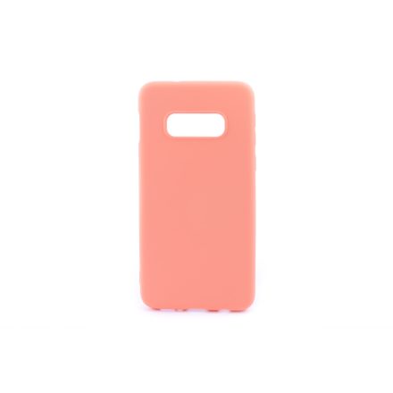 Gumis TPU műanyagtok Samsung Galaxy S10E G970F TJ narancs