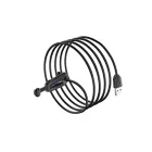 Töltőkábel Lightning csatlakozóval 2A 1.2 méter Borofone BU9 Unreal Gamer fekete