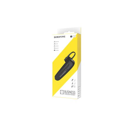 Bluetooth-os mono headset Borofone BC21 Encourage fekete