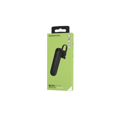 Bluetooth-os mono headset Borofone BC20 Smart Business fekete