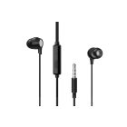 Vezetékes fülhallgató, headset 3,5 mm-es Jack csatlakozóval Borofone BM28 Tender fekete