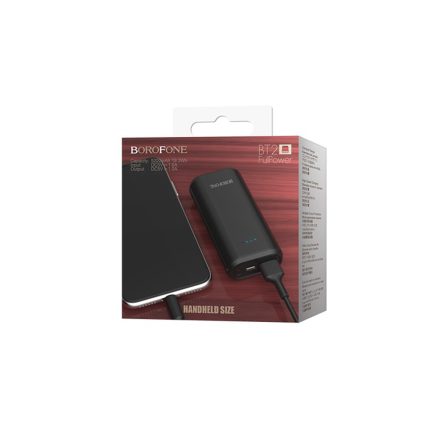Power Bank 5200 mAh Borofone BT2 Fullpower fekete